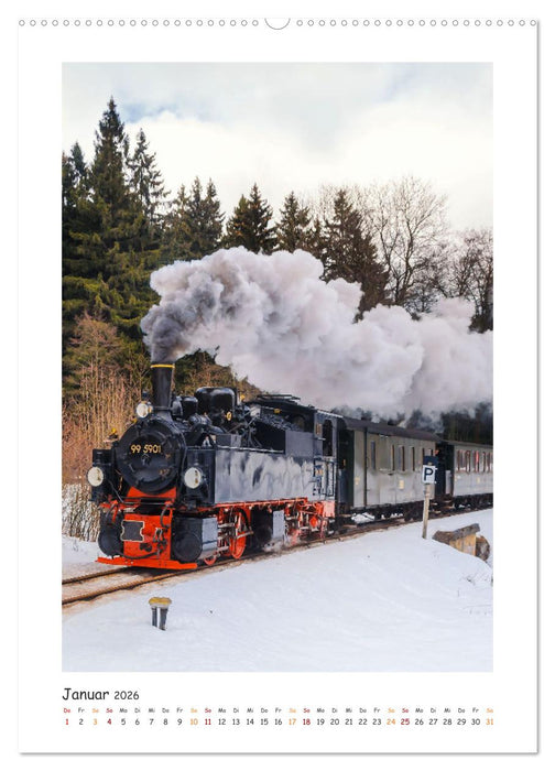 Faszination Museumsbahn (CALVENDO Premium Wandkalender 2026)