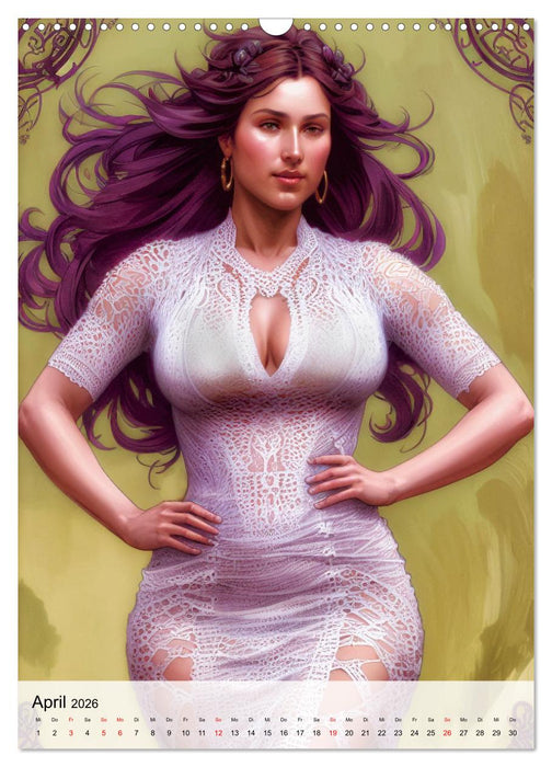 Modenschau der Fantasie (CALVENDO Wandkalender 2026)