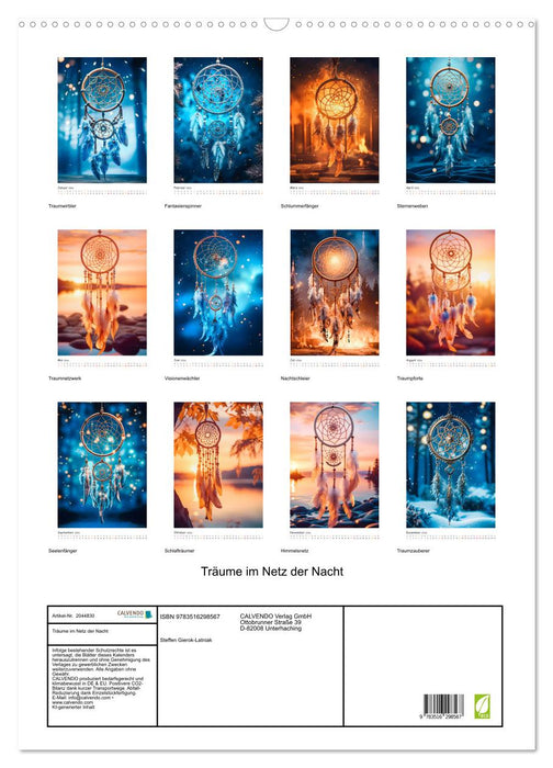 Träume im Netz der Nacht (CALVENDO Wandkalender 2026)