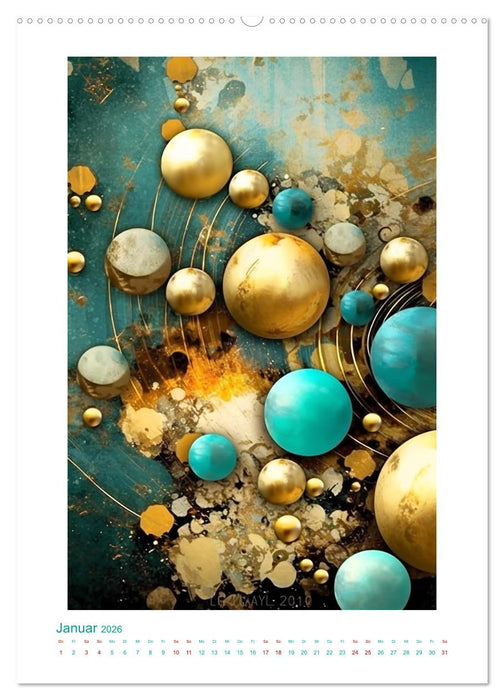 Farbensinfonie (CALVENDO Wandkalender 2026)