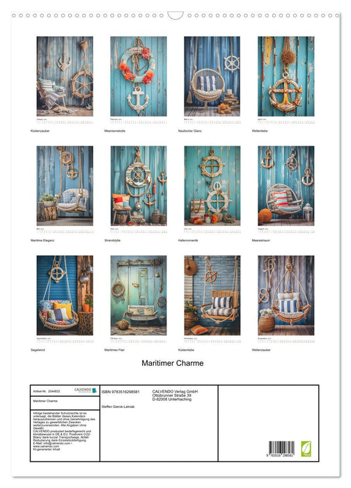 Maritimer Charme (CALVENDO Wandkalender 2026)