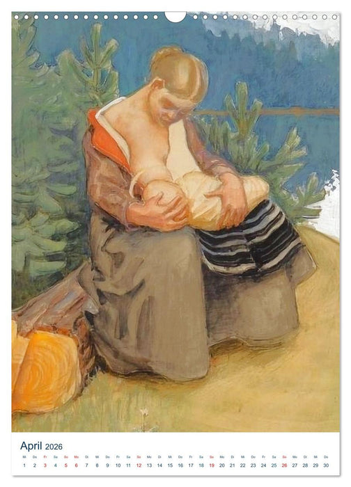 Stillende Mütter (CALVENDO Wandkalender 2026)