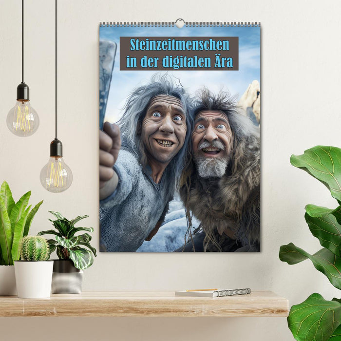 Steinzeitmenschen in der digitalen Ära (CALVENDO Wandkalender 2026)