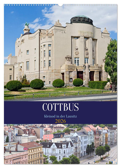 Cottbus Kleinod in der Lausitz (CALVENDO Wandkalender 2026)