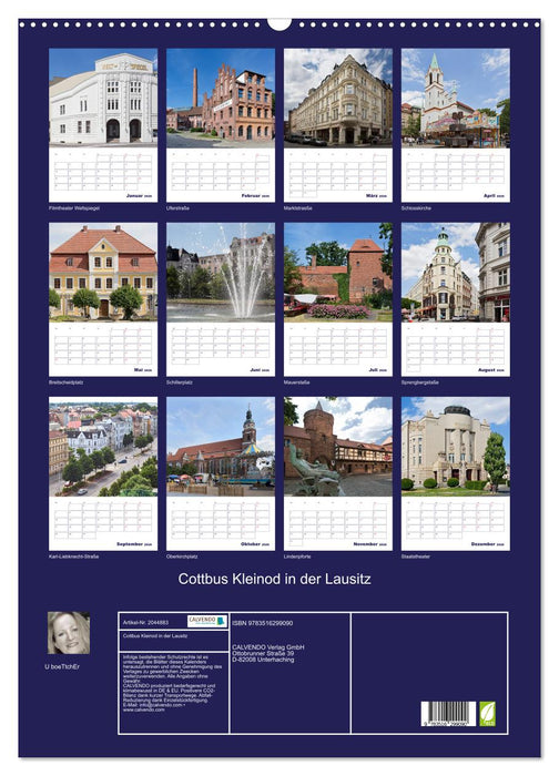 Cottbus Kleinod in der Lausitz (CALVENDO Wandkalender 2026)