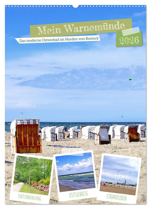 Mein Warnemünde - Das moderne Ostseebad im Norden von Rostock (CALVENDO Wandkalender 2026)