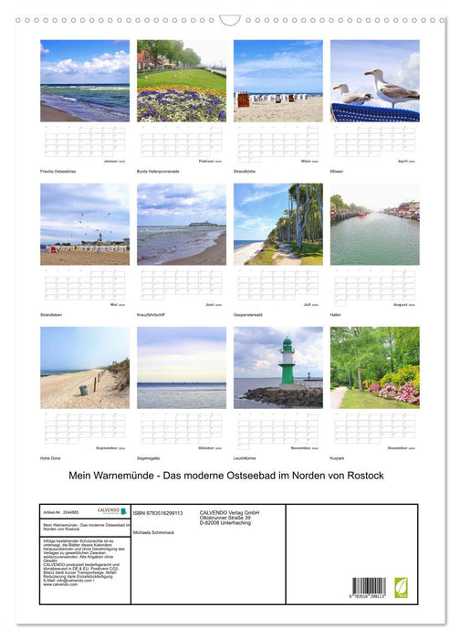Mein Warnemünde - Das moderne Ostseebad im Norden von Rostock (CALVENDO Wandkalender 2026)