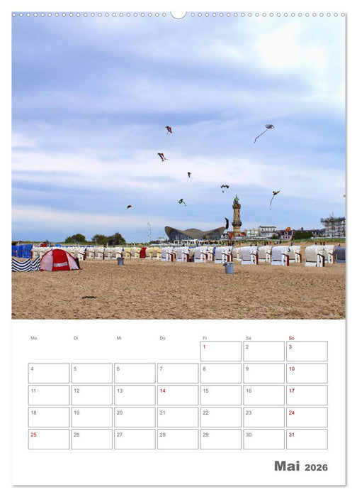Mein Warnemünde - Das moderne Ostseebad im Norden von Rostock (CALVENDO Wandkalender 2026)