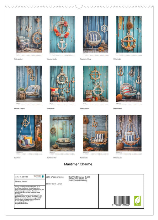 Maritimer Charme (CALVENDO Premium Wandkalender 2026)
