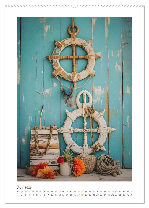 Maritimer Charme (CALVENDO Premium Wandkalender 2026)