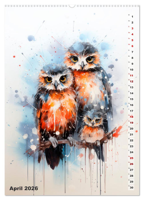 Niedliche Tierfamilien (CALVENDO Premium Wandkalender 2026)