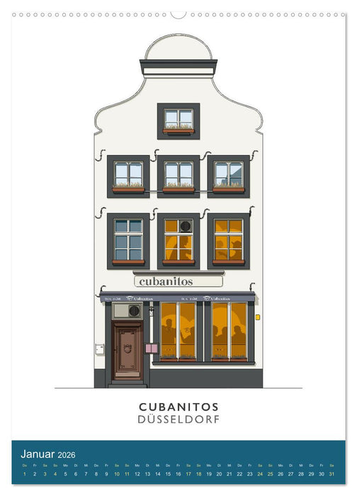 PROST! Bars und Kneipen in der Düsseldorfer Altstadt (CALVENDO Premium Wandkalender 2026)