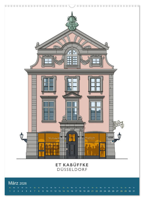 PROST! Bars und Kneipen in der Düsseldorfer Altstadt (CALVENDO Premium Wandkalender 2026)