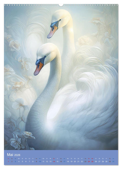 Wundervoll zarte Tierportraits (CALVENDO Wandkalender 2026)