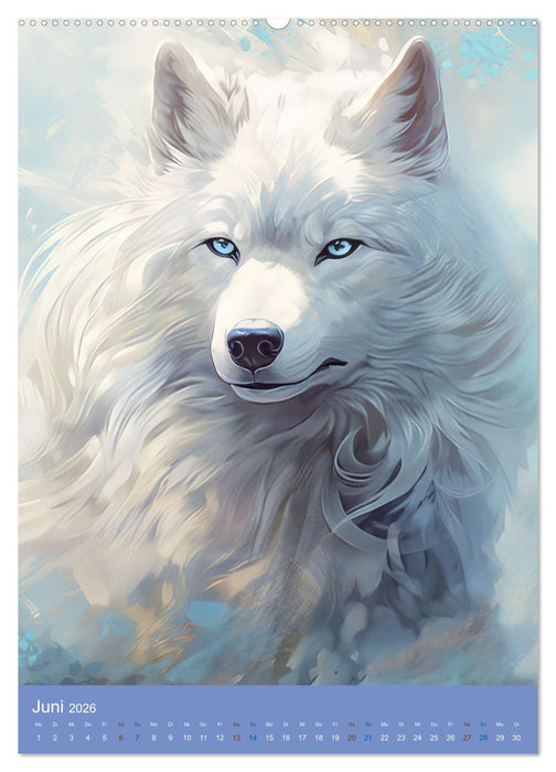 Wundervoll zarte Tierportraits (CALVENDO Wandkalender 2026)