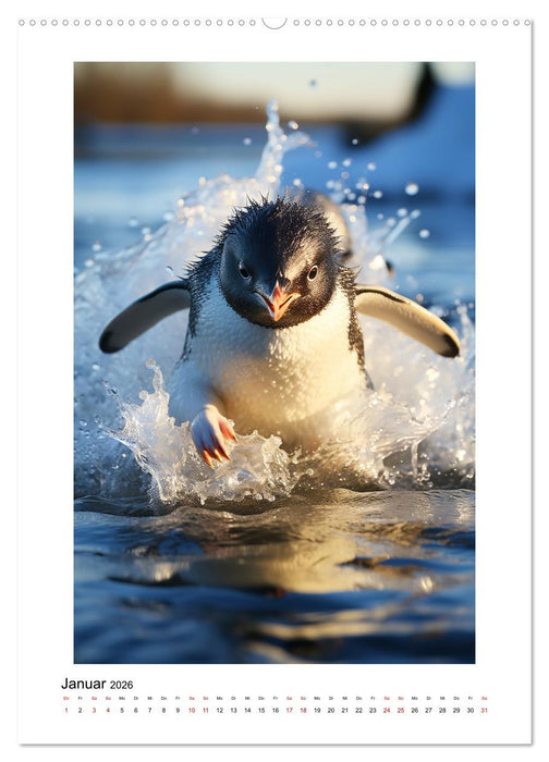 Highspeed Tiere (CALVENDO Premium Wandkalender 2026)