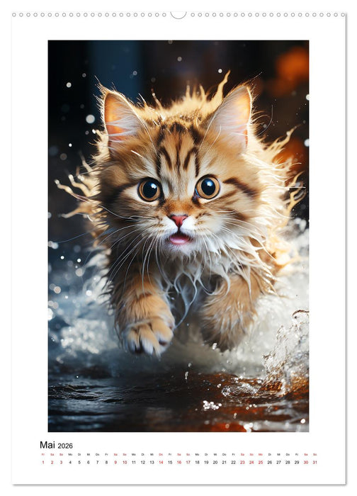 Highspeed Tiere (CALVENDO Premium Wandkalender 2026)