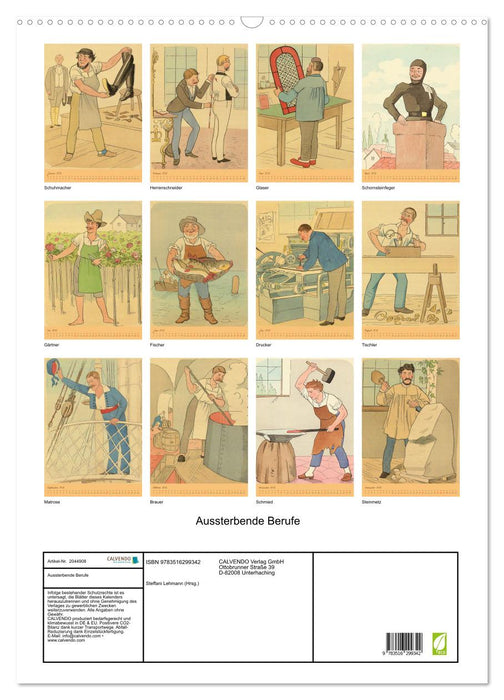 Aussterbende Berufe (CALVENDO Wandkalender 2026)