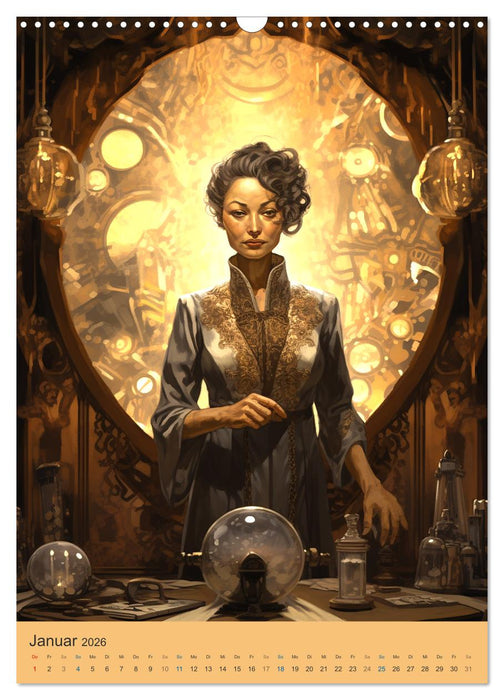 Steampunk-Universum (CALVENDO Wandkalender 2026)