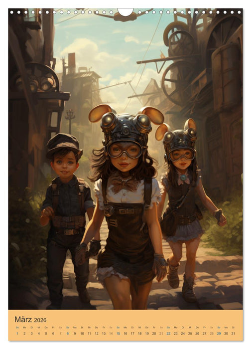Steampunk-Universum (CALVENDO Wandkalender 2026)