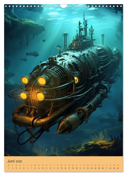 Steampunk-Universum (CALVENDO Wandkalender 2026)