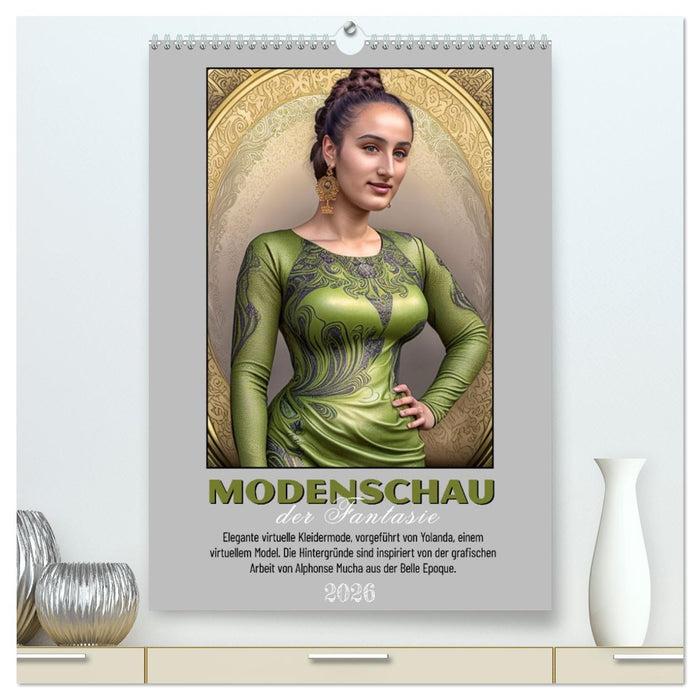 Modenschau der Fantasie (CALVENDO Premium Wandkalender 2026)