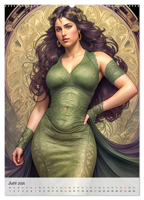 Modenschau der Fantasie (CALVENDO Premium Wandkalender 2026)