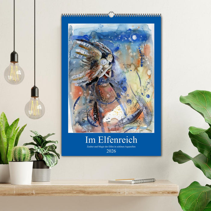 Im Elfenreich- Zauber und Magie der Elfen in schönen Aquarellen (CALVENDO Wandkalender 2026)