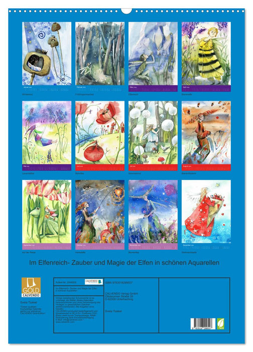 Im Elfenreich- Zauber und Magie der Elfen in schönen Aquarellen (CALVENDO Wandkalender 2026)