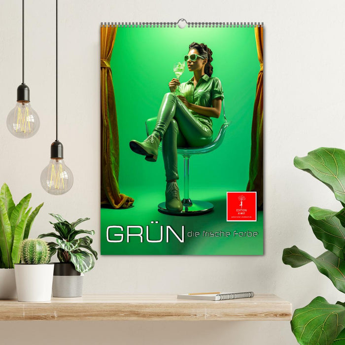 Grün, die frische Farbe (CALVENDO Wandkalender 2026)