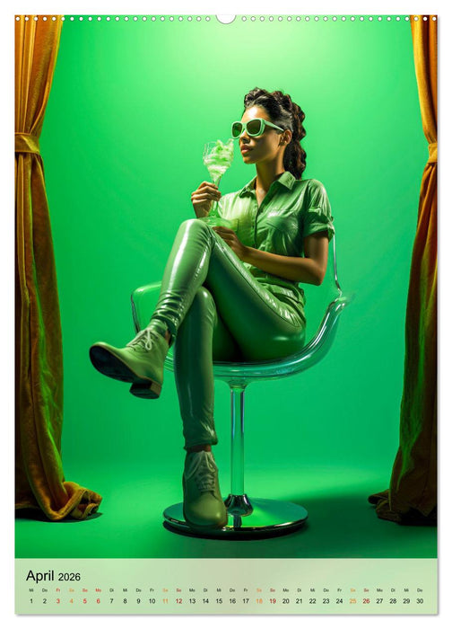 Grün, die frische Farbe (CALVENDO Wandkalender 2026)