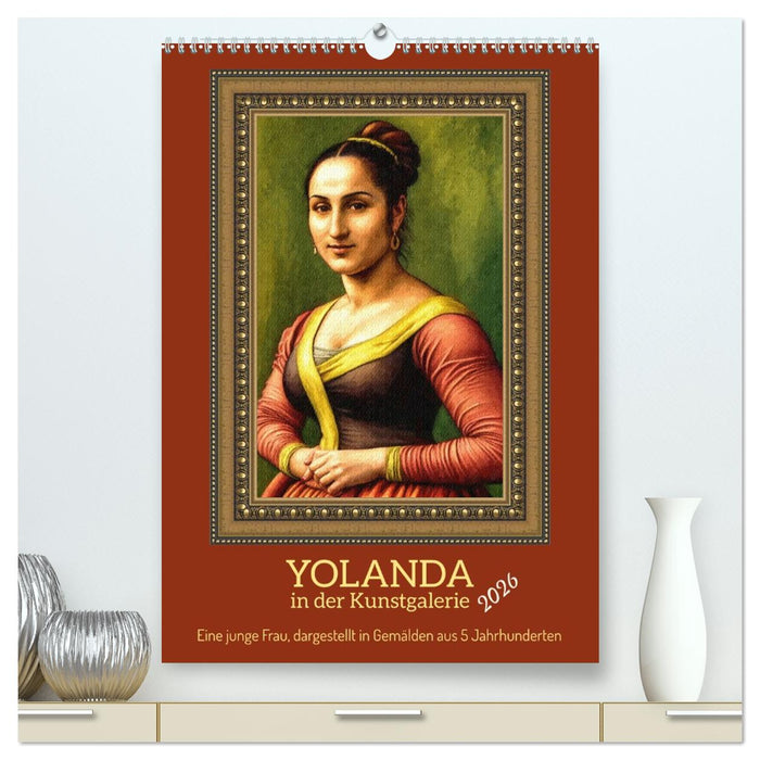 Yolanda in der Kunstgalerie (CALVENDO Premium Wandkalender 2026)