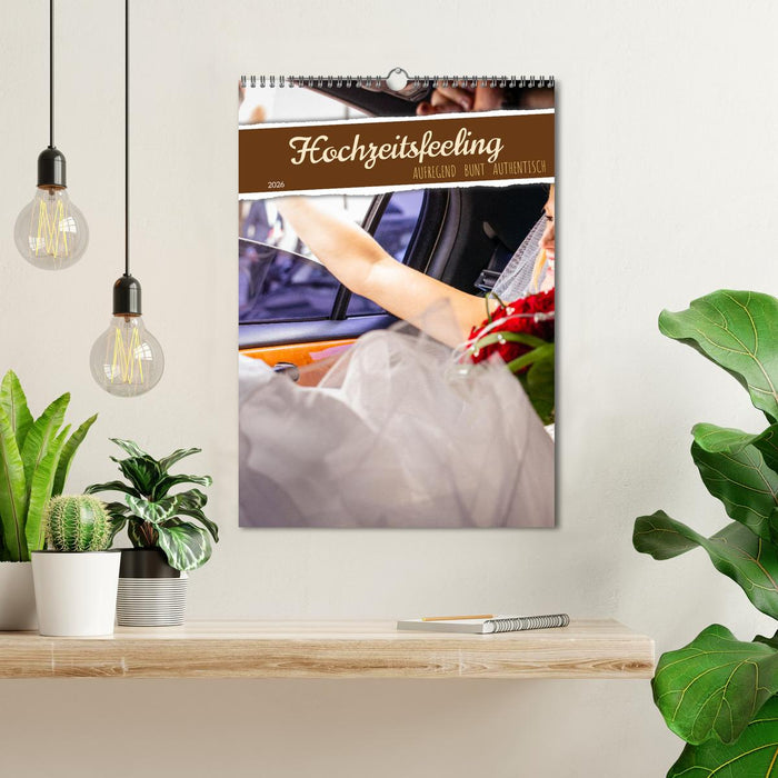 Hochzeitsfeeling (CALVENDO Wandkalender 2026)