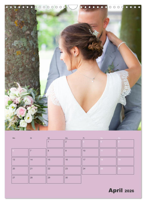 Hochzeitsfeeling (CALVENDO Wandkalender 2026)