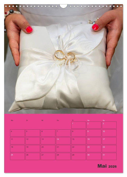 Hochzeitsfeeling (CALVENDO Wandkalender 2026)