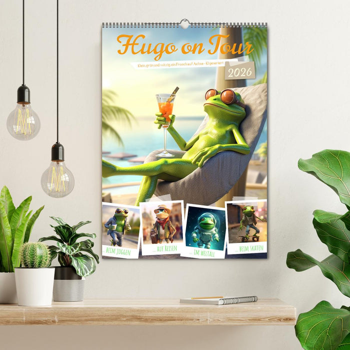 Hugo on Tour (CALVENDO Wandkalender 2026)