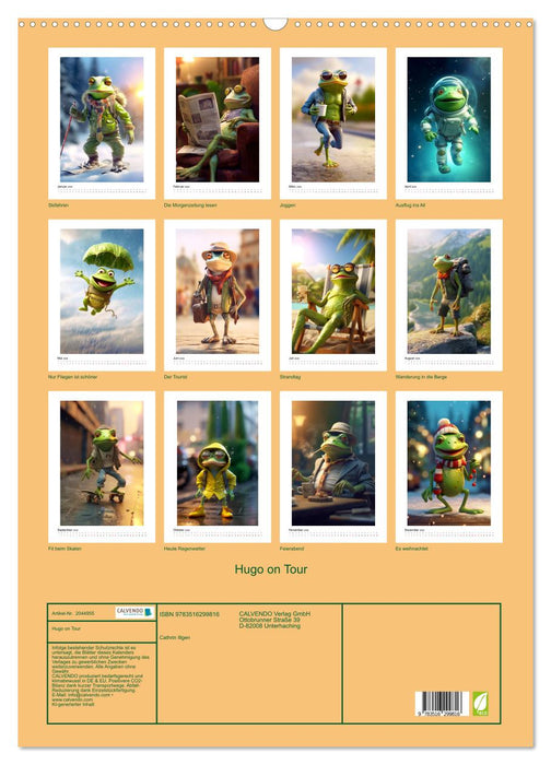 Hugo on Tour (CALVENDO Wandkalender 2026)