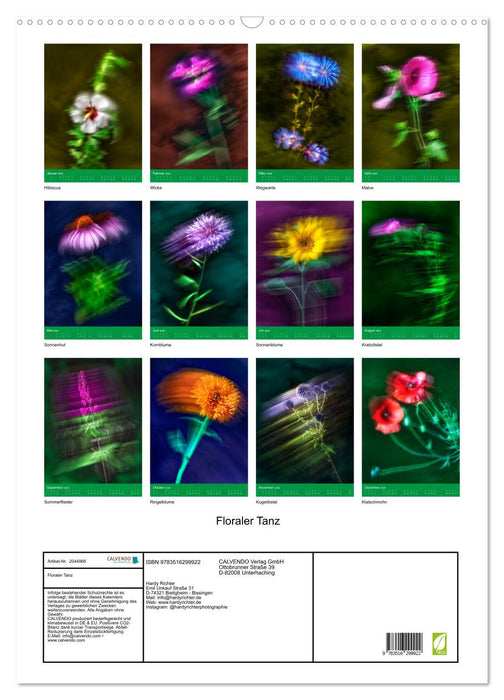 Floraler Tanz (CALVENDO Wandkalender 2026)