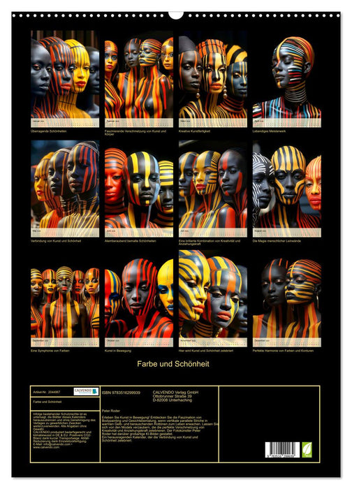 Farbe und Schönheit (CALVENDO Wandkalender 2026)