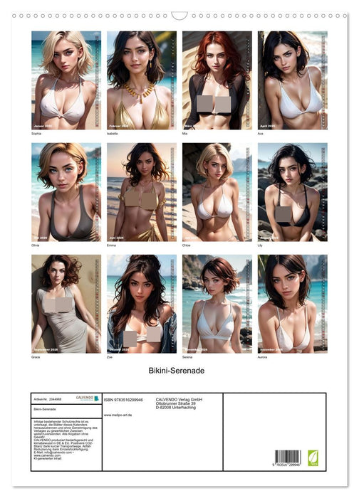 Bikini-Serenade (CALVENDO Wandkalender 2026)