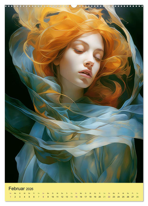 Traumhaft anmutige Fantasiebilder (CALVENDO Premium Wandkalender 2026)
