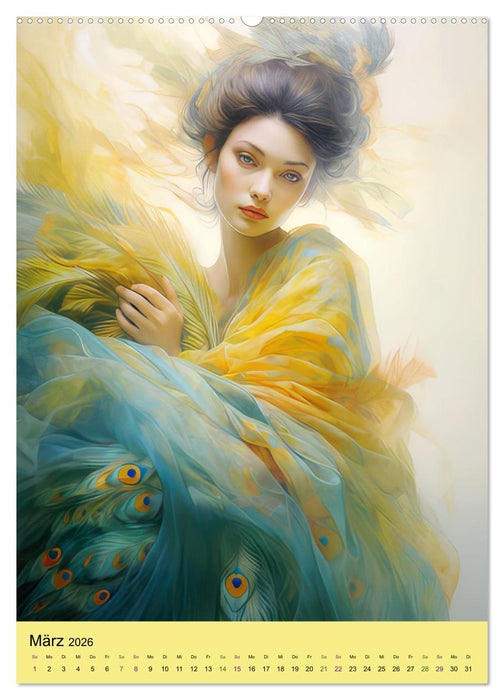 Traumhaft anmutige Fantasiebilder (CALVENDO Premium Wandkalender 2026)