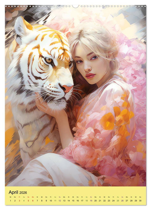 Traumhaft anmutige Fantasiebilder (CALVENDO Premium Wandkalender 2026)