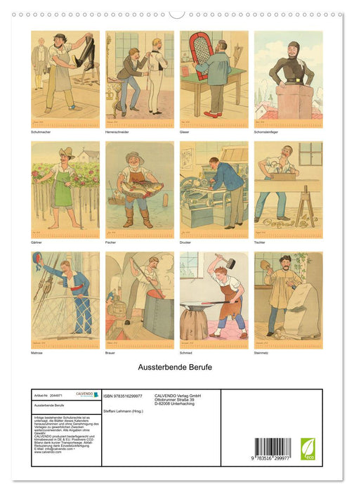 Aussterbende Berufe (CALVENDO Premium Wandkalender 2026)