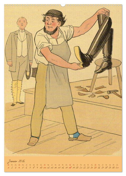 Aussterbende Berufe (CALVENDO Premium Wandkalender 2026)