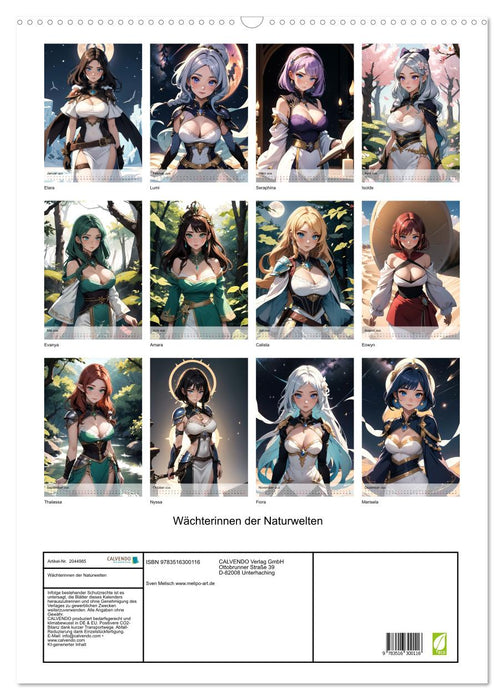 Wächterinnen der Naturwelten (CALVENDO Wandkalender 2026)