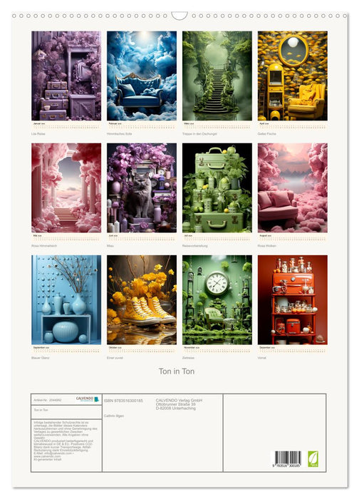 Ton in Ton (CALVENDO Wandkalender 2026)