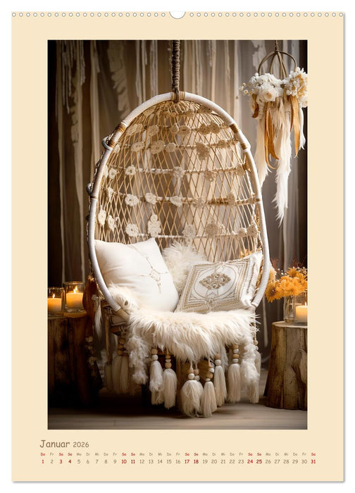 Boho Gemütlichkeit (CALVENDO Wandkalender 2026)