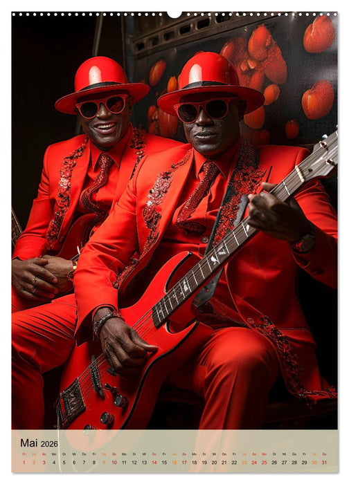 Rot, die sinnliche Farbe (CALVENDO Wandkalender 2026)