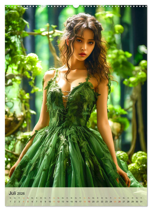 Grün, die frische Farbe (CALVENDO Premium Wandkalender 2026)